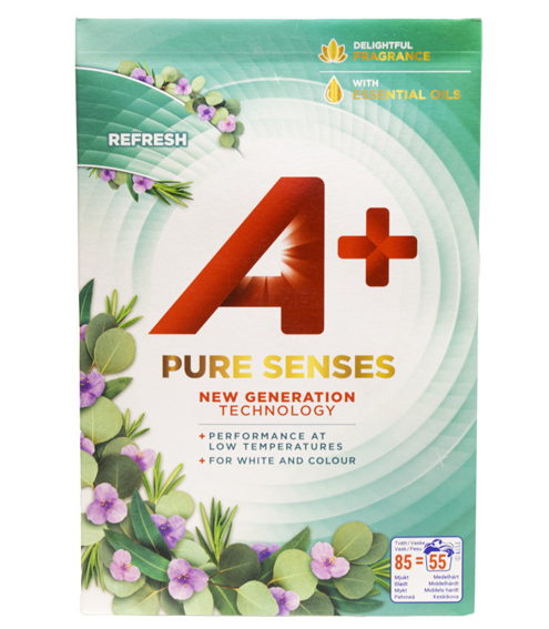 A+ pure Senses refresh laundry detergent 3.6 kg